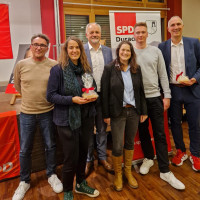 v.l.n.r.: Ralf Weinberg, Heike Heubach, Markus Kubatschka, Angie Kennerknecht, Matthias Schemann, Christoph Schmid